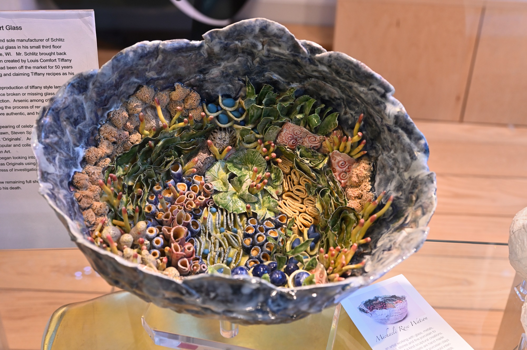 image of an artistic clay bowl